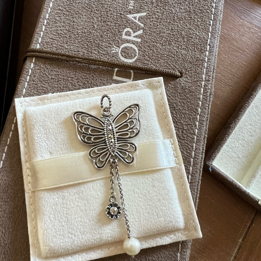 Pandora Retired Butterfly Pendant